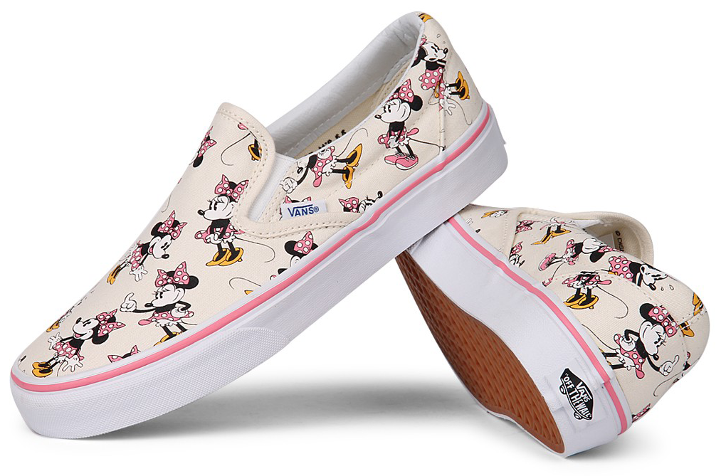 Vans Slip On Shoes Disney Minnie Mouse